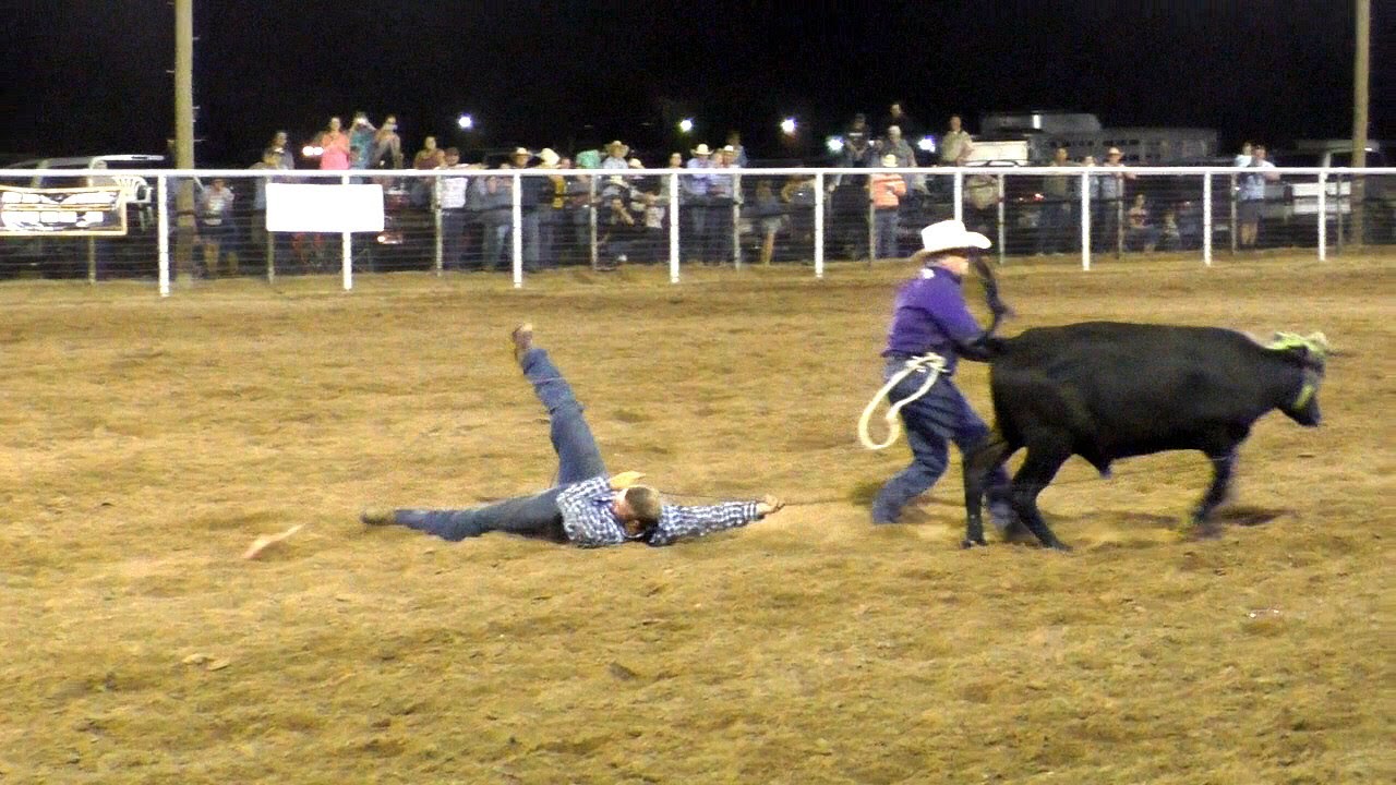 Double Mugging 61st White Deer Rodeo 2019 (AUDIO REDACTED