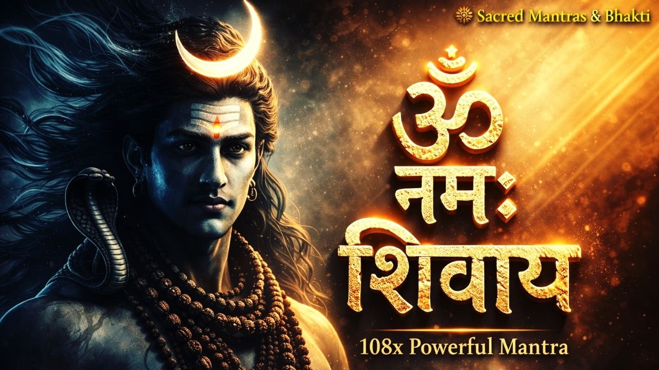 Om Namah Shivaya 108 Times | Powerful Shiva Mantra for Peace & Positive Energy