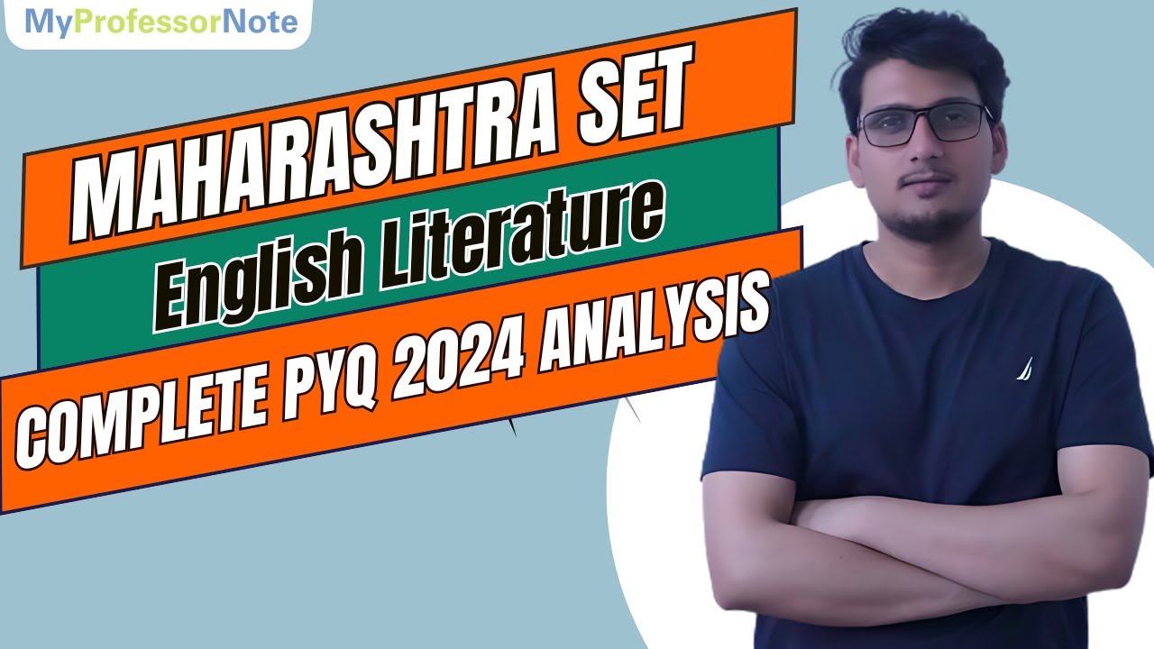 Maharashtra SET English 2024 Question Paper Complete Analysis | MH SET English 2025 Exam Preparation