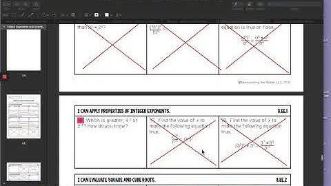 Day 9   Exponents and Scientific Notation Study Guide Part 1