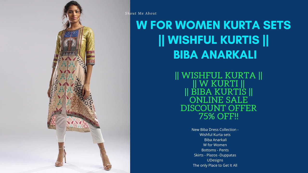Biba Women Teal Blue Ethnic Motifs Printed Pleated Pure Cotton Kurta with  Palazzos - Absolutely Desi