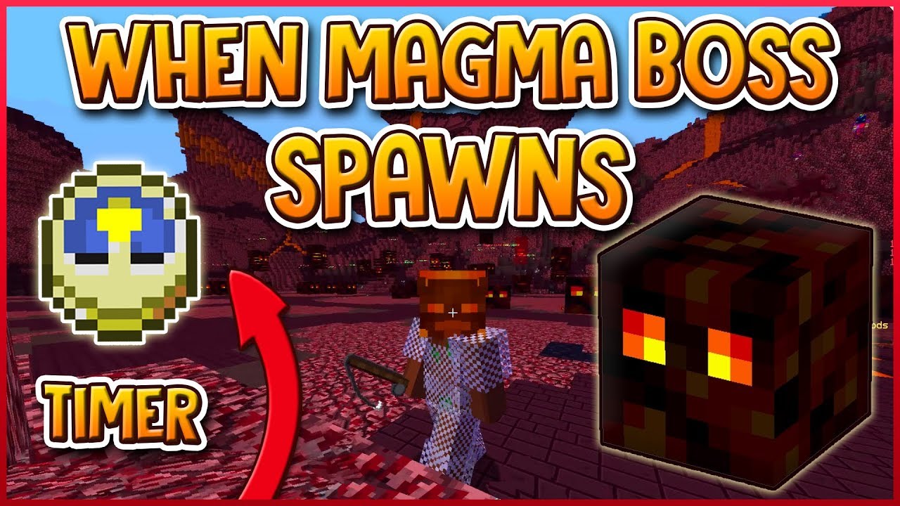 tilskuer Krage mosaik HYPIXEL SKYBLOCK | HOW TO KNOW WHEN MAGMA BOSS SPAWNS! (TIMER) - YouTube