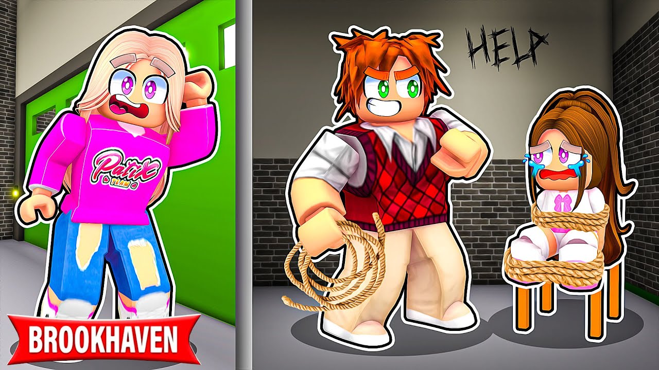 TATA MAŁEJ AMELKI JEST PORYWACZEM! ZŁAPAŁ i UWIĘZIŁ JĄ... na BROOKHAVEN w ROBLOX! 😱