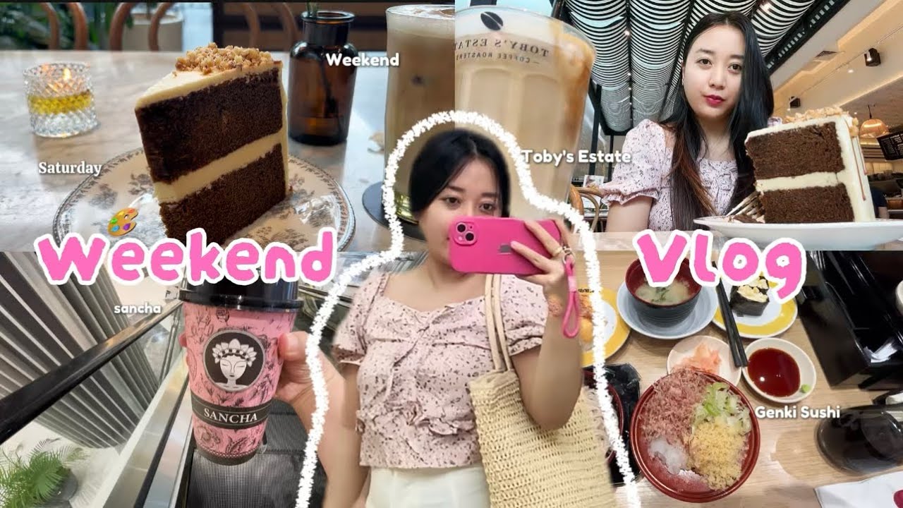 Family Weekend Vlog | Rockstar Academy - Toby's Estate - Genki Sushi - Lippo Mall Puri 💕💖