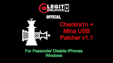 LUExclusive : Mina USB for Windows + Patched Checkra1n + Checkra1n 12 for Passcode Devices