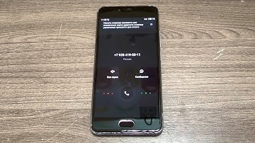 Meizu M3s incoming call