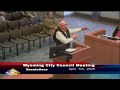 Wyoming City Council Meeting April 7, 2025