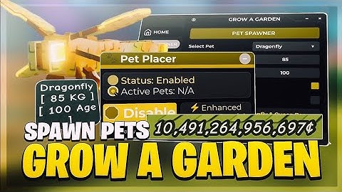 New Grow a Garden Script *NO KEY* - Spawn Any Pet, Seed Spawner, Get Pets, dupe pets PC AND MOBILE