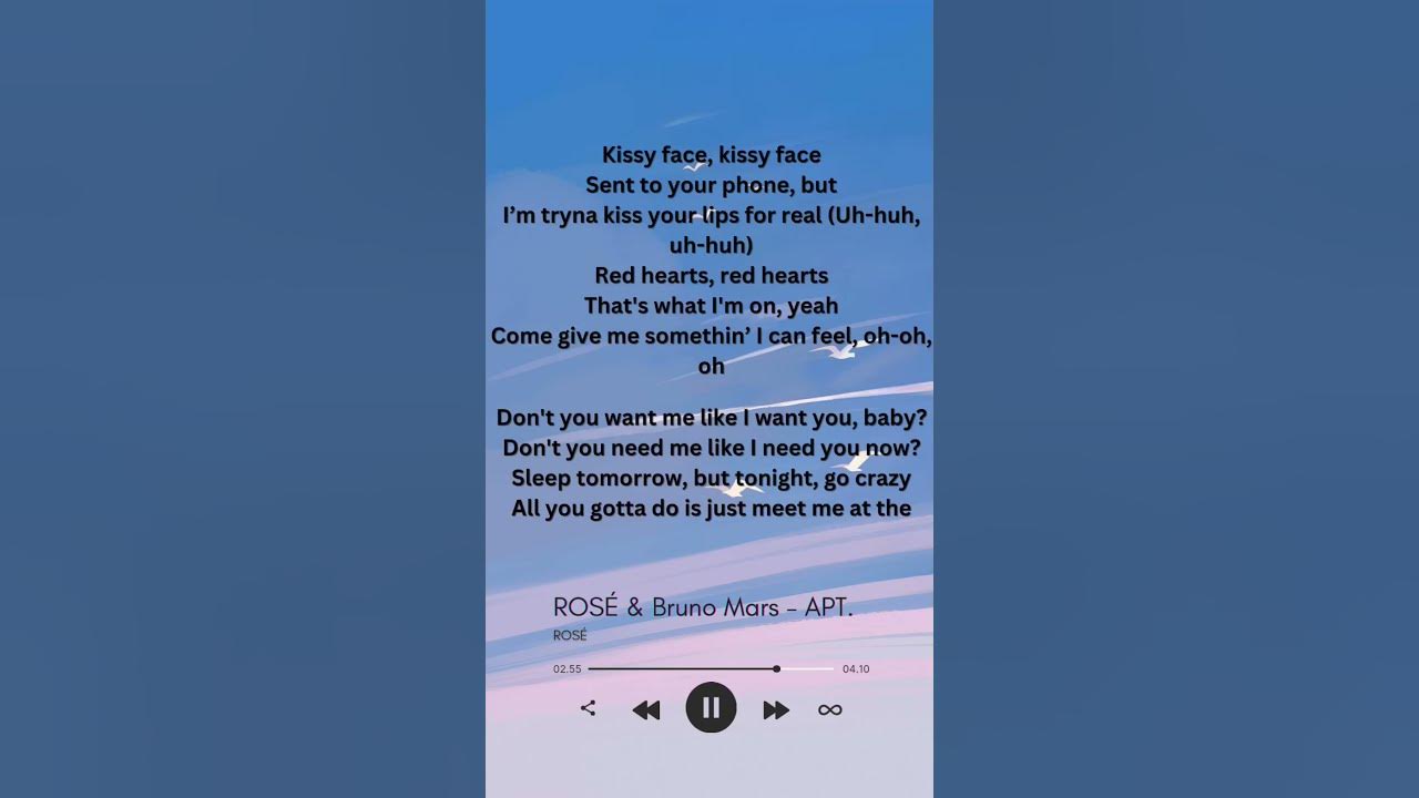 ROSÉ & Bruno Mars - APT. (English Translation) Lyrics #apt #brunomars #rosé