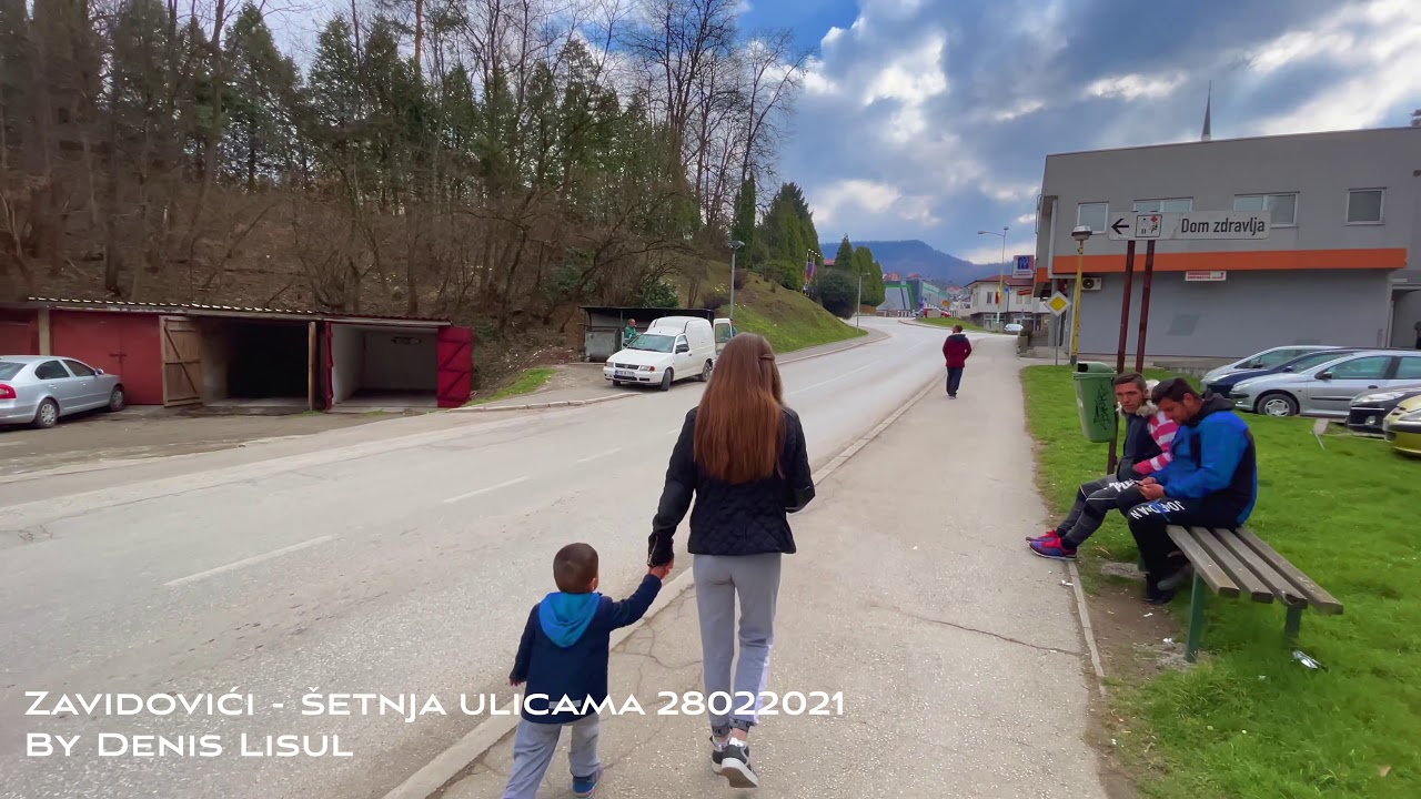 Zavidovići - šetnja ulicama 28022021 4K