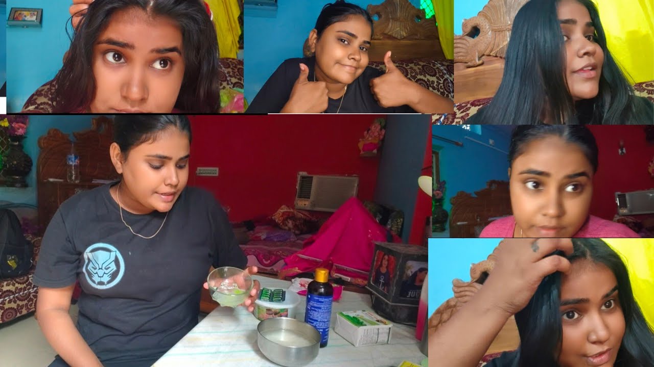 Home made hair mask for silk and shine hair 