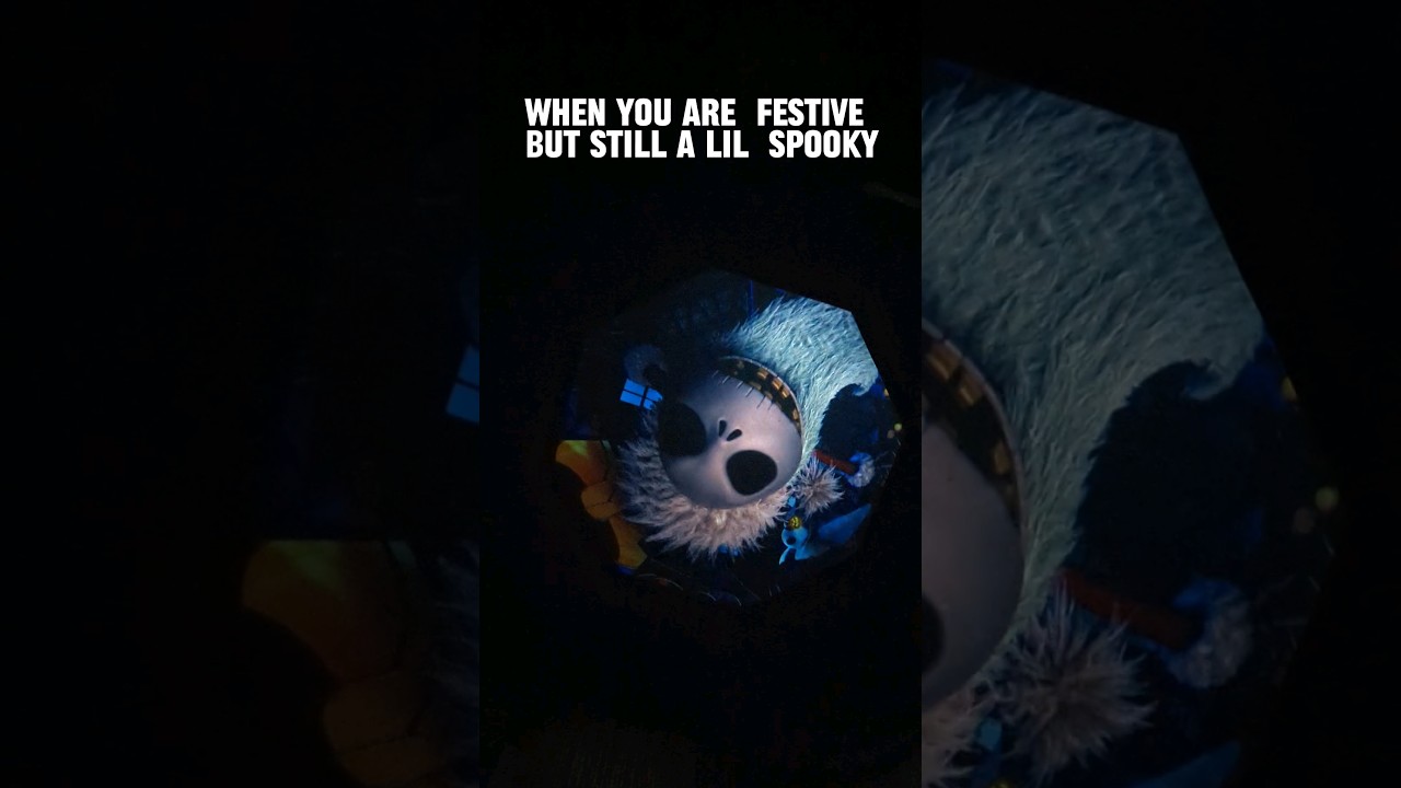 Me trying to be festive but still spooky on the inside #halloween #christmas #creepmas #hauntlife