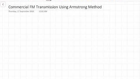 Commercial FM Transmission Using Armstrong Method