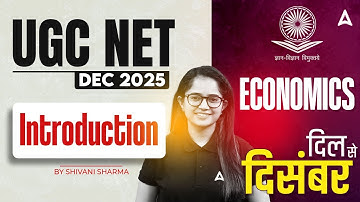 UGC NET Economics | UGC NET Economics Introduction Class By Shivani Sharma