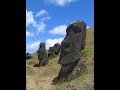 Easter Island Moai made from concrete