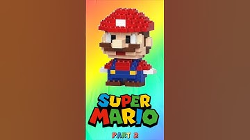 super mario bross mini bricks part 2 #supermario #brick #3dpuzzle