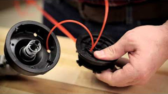 Restring Bolens BL110 - YouTube