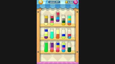 Water Sort Puzzle I Level 217 I  Facebook I SOLVED