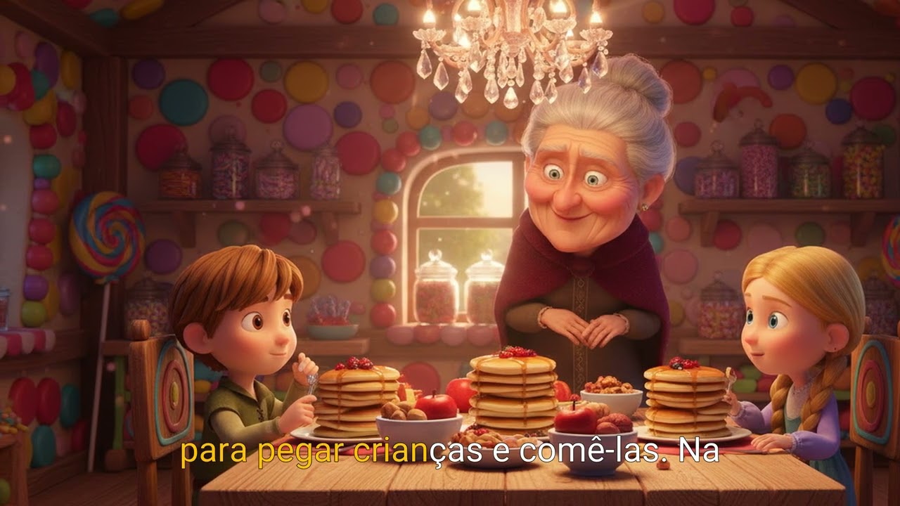 A Casa de Doces da Bruxa 🍭 | Histórias Infantis em Português – Para Dormir