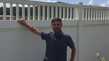 Think Fencing PVC privacy screen in Cairns