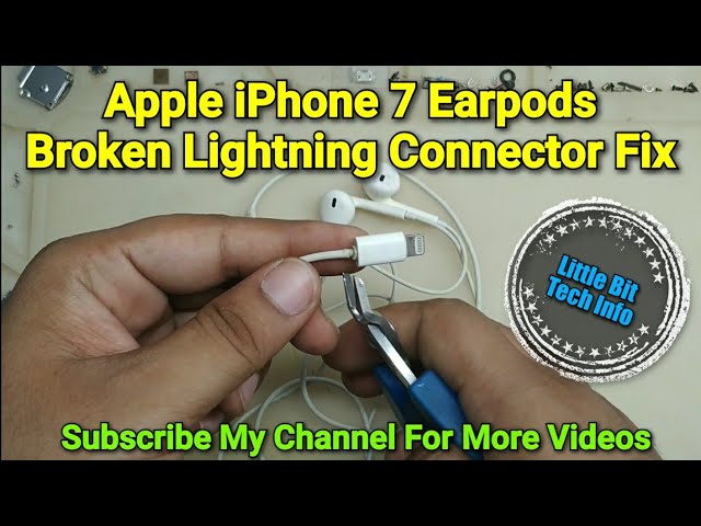 Apple iPhone 7 Earpods Broken Lightning Connector Repair