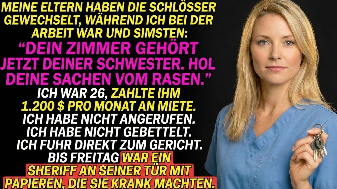 Sie sperrten mich aus meinem eigenen Haus aus – dann stand der Gerichtsvollzieher vor der Tür