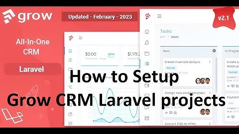 How to Setup Grow CRM Laravel Project Management | NextGenMedia