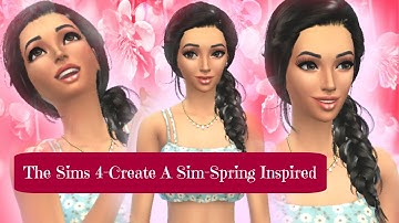 The Sims 4-Create A Sim-Spring Inspired