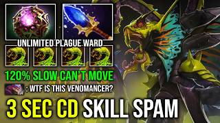 How to Carry Mid Venomancer with 3 Sec CD Skill Spam Unlimited Poison Crazy Slow DPS Dota 2