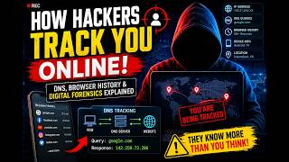 How Hackers Track You Online 😳 | DNS, Browser History & Digital Forensics Explained