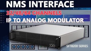 Quick Introduction to the NMS of SFT8200 | 32/48/64 Channels IP to Analog Modulator