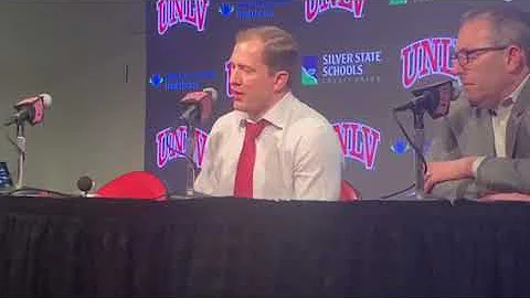 Postgame - UNLV Runnin Rebels vs Pacific - Coach TJ Otzelberger | Franchise Sports Media