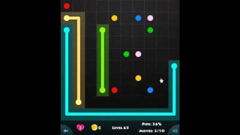 flow game facebook - 10 x 10 mania level 65 Connect the dots