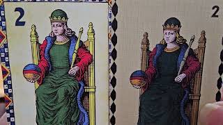 Comparison of 2 Sicilian Tarot Decks Giordano Berti & Nova Mundi