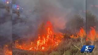 Suspicious in my mind Wildfires in OKC leads to structures destroyed arson investigation