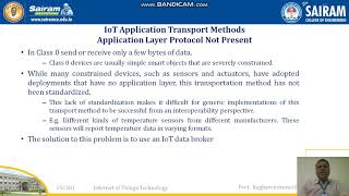 Lecture Video 15CS81 Module 3 IP as the IOT Nw Layer  Part16 RB
