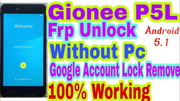 gionee p5L google account (frp) lock remove 100% || Pardeep Electronics