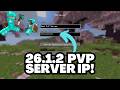 Minecraft 26.1.2 PvP Server IP Address