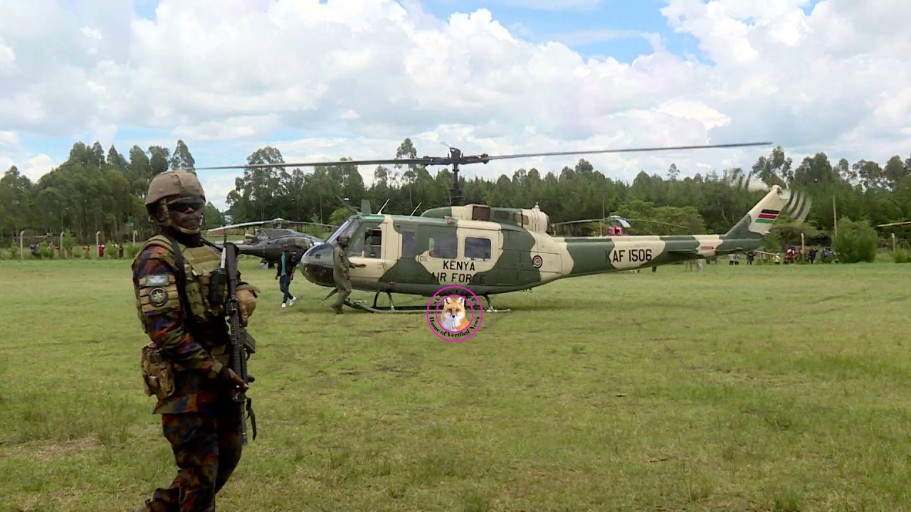 How Kenya Airforce escorted body of Johana Ng'eno and allies from Wilson Airport to Emurua Dikirr