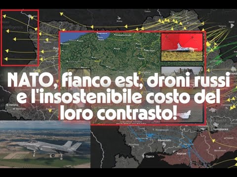 Video NATO, fianco est, droni russi e l'insostenibile costo del loro contrasto