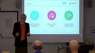 SEC Lecture: Creating Circularity for Critical Raw Materials