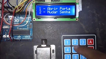 TRAVA ELÉTRICA COM ARDUINO E TECLADO MATRICIAL   PARTE 01