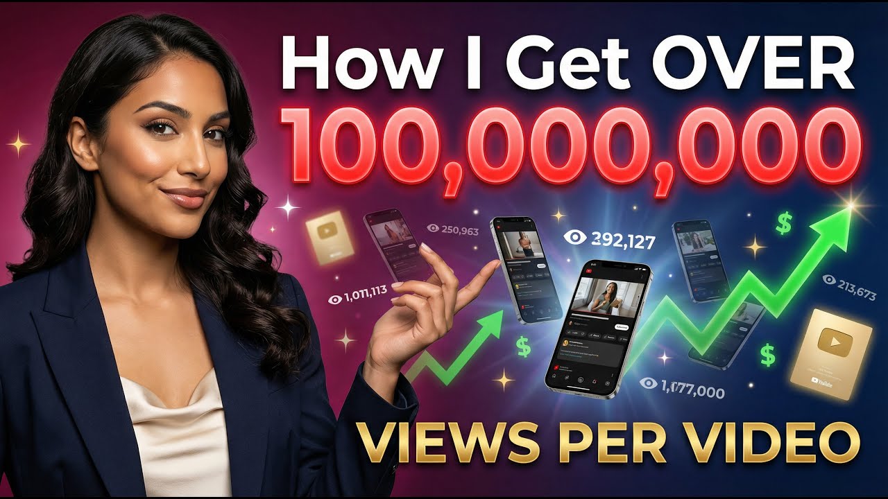 How I Get Over 100,000,000 Views Per Video  