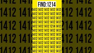 Find the 1214. Comment answer 😯🌍😁🎁😁😃#trending #ytshorts #shorts #maths #puzzle #game #squidgame