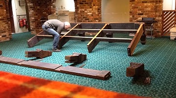 Time lapse snooker table assembly