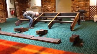 Time lapse snooker table assembly