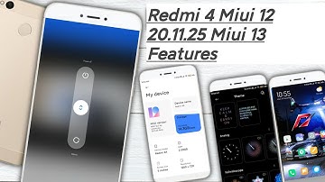 Miui 12 EU Redmi 4 New Update 20.11.25 | Redmi 4 Miui 12.3 Beta 20.11.25 | Miui 13 Features Redmi 4