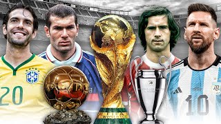 9 Footballers That Have Won The FIFA World Cup, Ballon d’Or and The UEFA Champions League