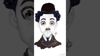 charlie Chaplin As Cartoon Pencil Sketchart drawing sketch shorts