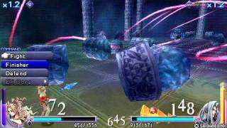 Terra VS Sephiroth, Command Battle Turnaround - Dissidia